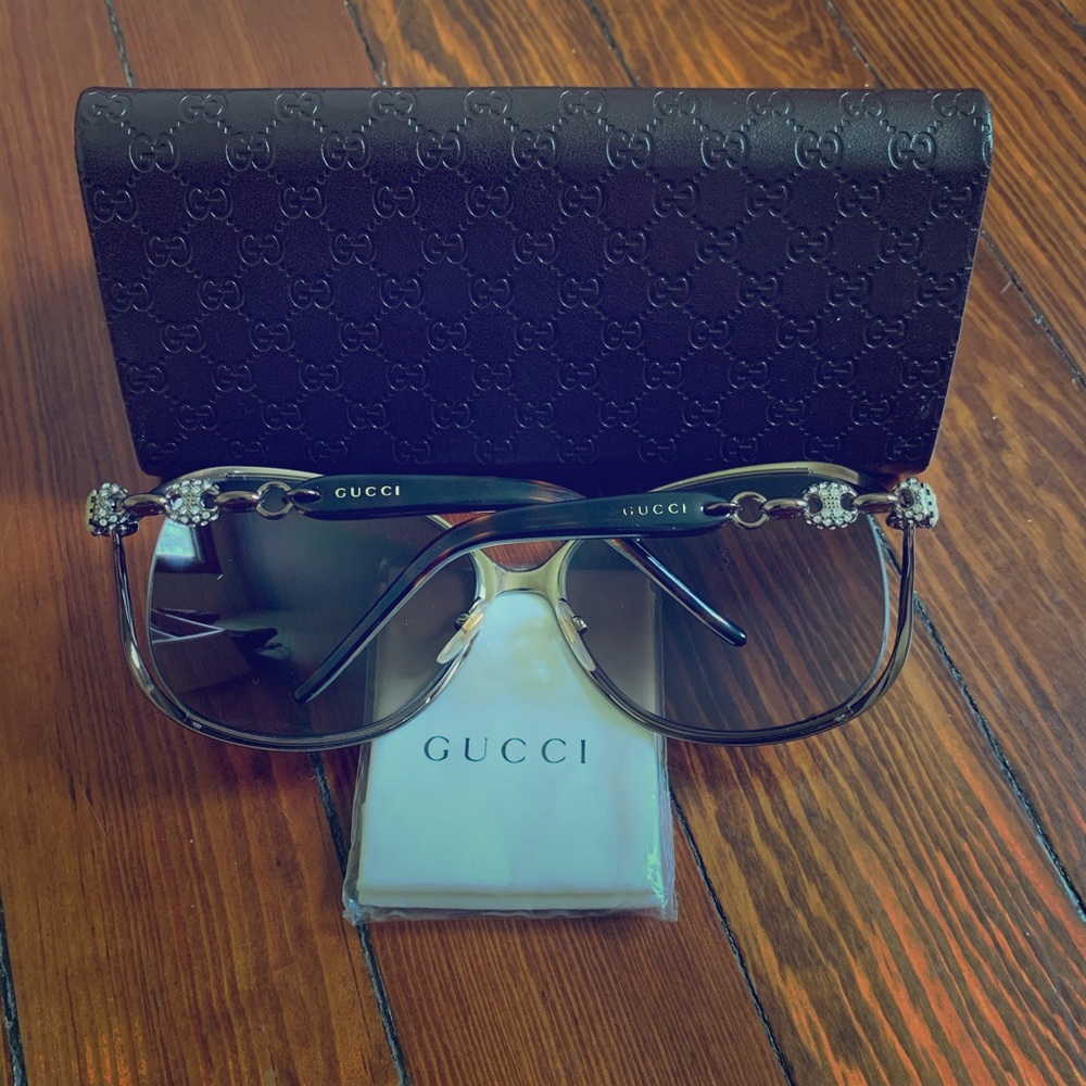 ON SALE Gucci oversized metal sunglasses GG4250 - Picture 4 of 9
